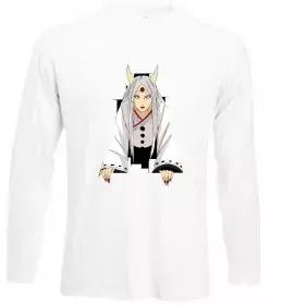 Лонгслив Kaguya Otsutsuki Белый фото