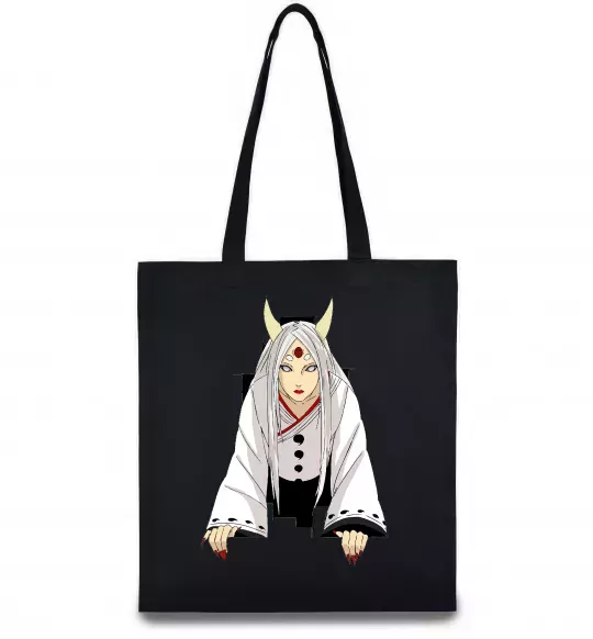 Еко-сумка Kaguya Otsutsuki Чорний фото
