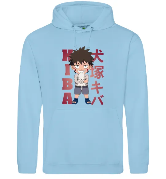 Женская толстовка (худи) Inuzuka kiba Голубой фото