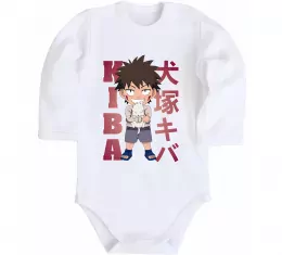 Детский боди Inuzuka kiba Белый фото