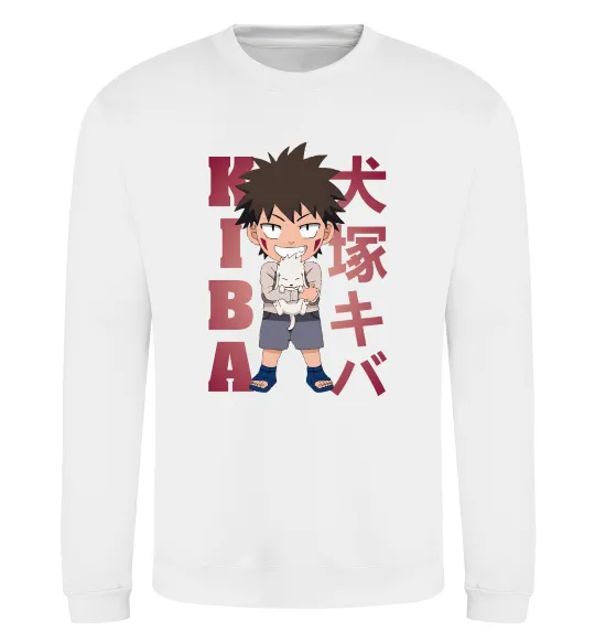 Світшот Inuzuka kiba Білий фото