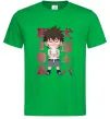 Мужская футболка Inuzuka kiba Зеленый Мужская футболка Inuzuka kiba Зеленый фото