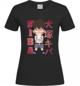 Женская футболка Inuzuka kiba Черный фото