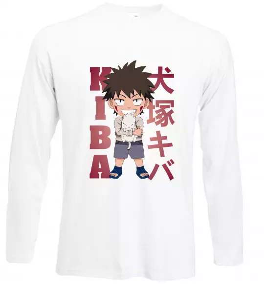 Лонгслів Inuzuka kiba Білий фото