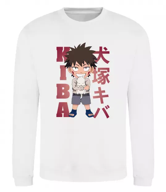 Світшот Inuzuka kiba Білий фото