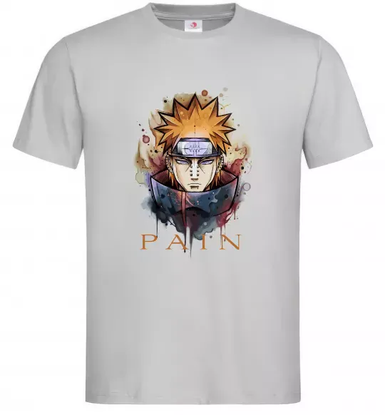 Чоловіча футболка Pain art Сірий фото