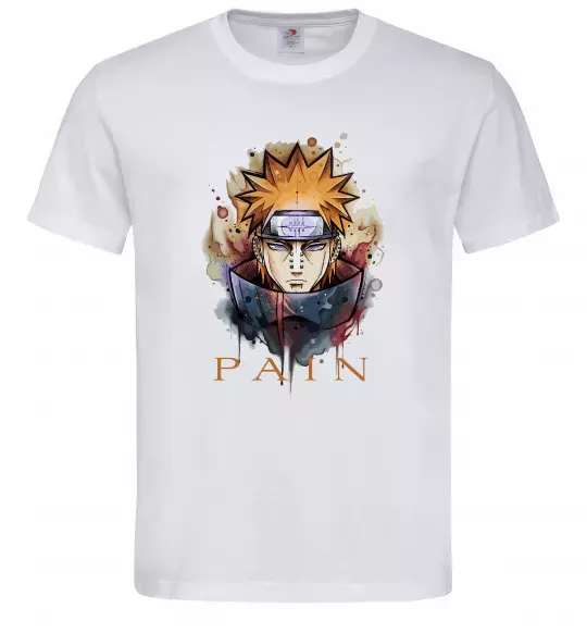 Чоловіча футболка Pain art Білий фото