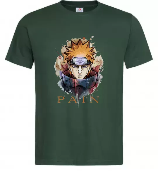 Чоловіча футболка Pain art Темно-зелений фото