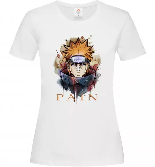 Женская футболка Pain art Белый фото
