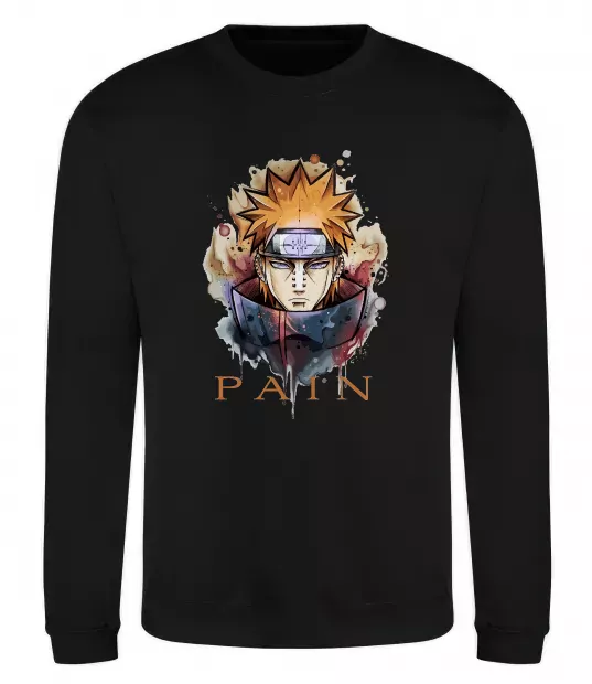 Світшот Pain art Чорний фото