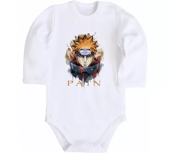 Дитячий бодік Pain art Білий фото