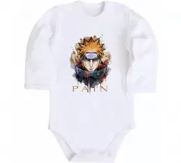 Детский боди Pain art Белый фото