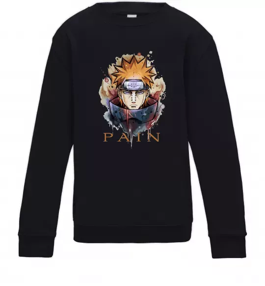 Детский Свитшот Pain art Черный фото