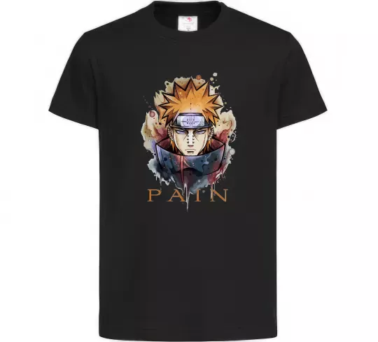 Детская футболка Pain art Черный фото