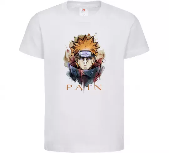 Детская футболка Pain art Белый фото