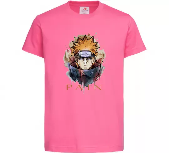 Детская футболка Pain art Ярко-розовый фото