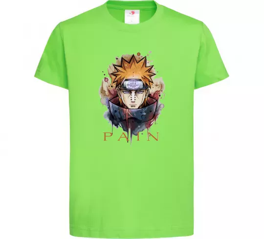 Детская футболка Pain art Лаймовый фото