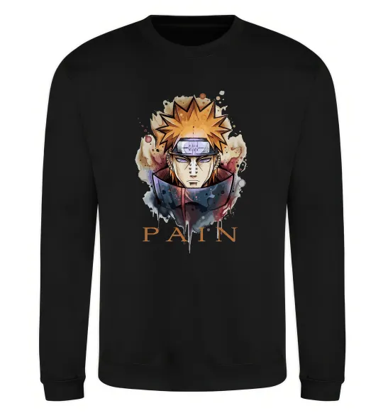 Світшот Pain art Чорний фото