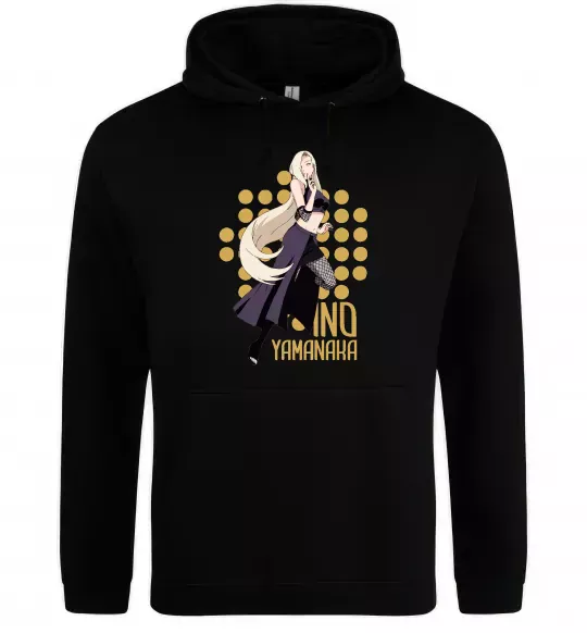 Чоловіча толстовка (худі) Ino Yamanaka Чорний фото