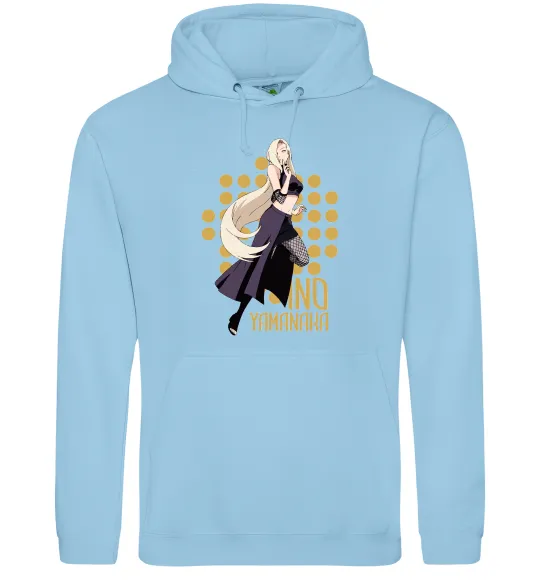 Чоловіча толстовка (худі) Ino Yamanaka Блакитний фото