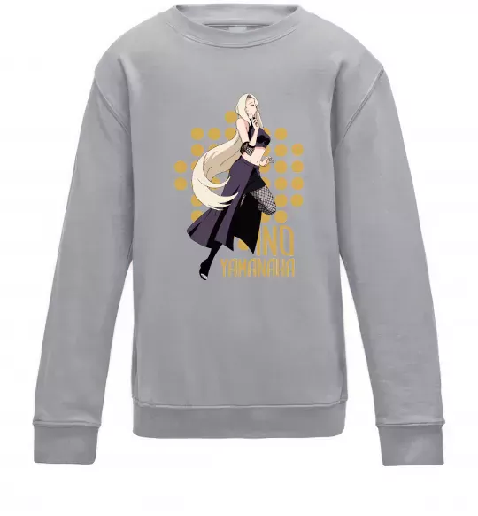 Дитячий світшот Ino Yamanaka Сірий меланж фото