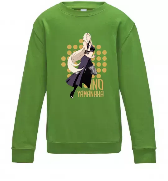 Дитячий світшот Ino Yamanaka Лаймовий фото