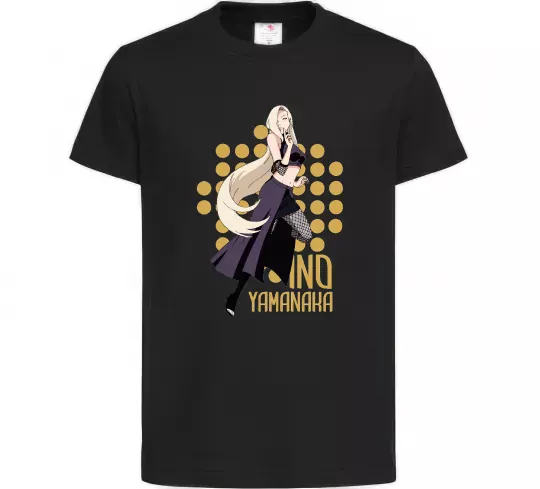 Детская футболка Ino Yamanaka Черный фото