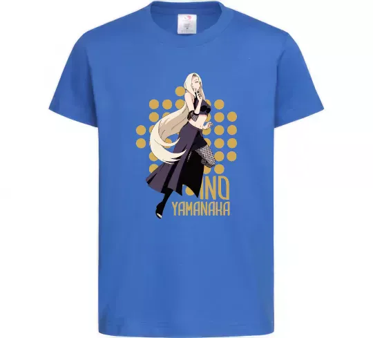 Детская футболка Ino Yamanaka Ярко-синий фото