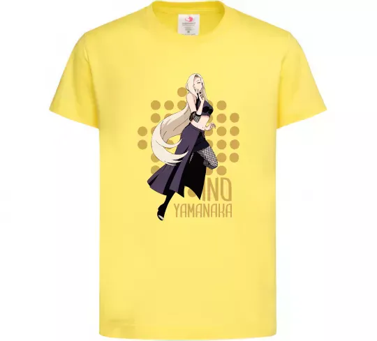 Детская футболка Ino Yamanaka Лимонный фото