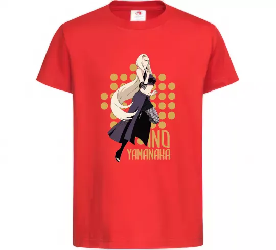 Детская футболка Ino Yamanaka Красный фото