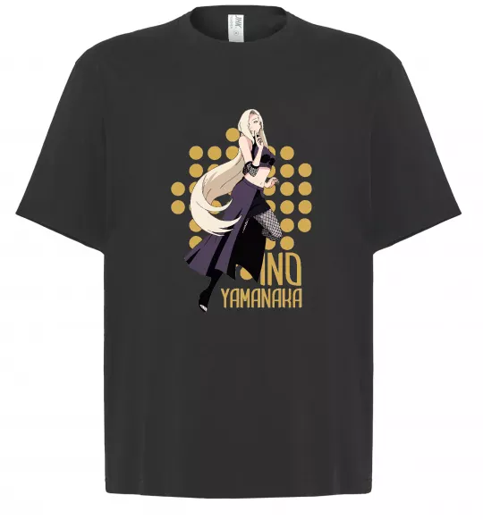 Футболка Оверсайз Ino Yamanaka Чорний фото