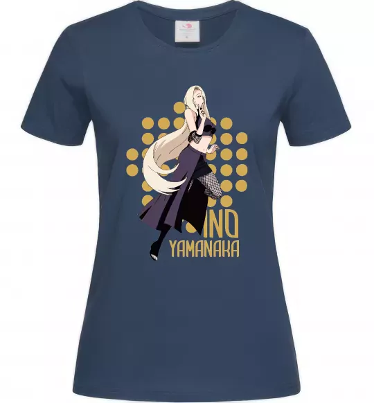 Жіноча футболка Ino Yamanaka Темно-синій фото