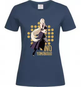 Женская футболка Ino Yamanaka Темно-синий фото
