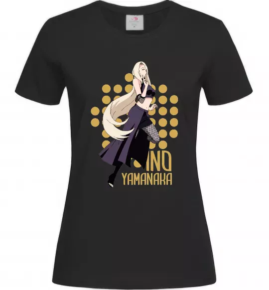 Жіноча футболка Ino Yamanaka Чорний фото