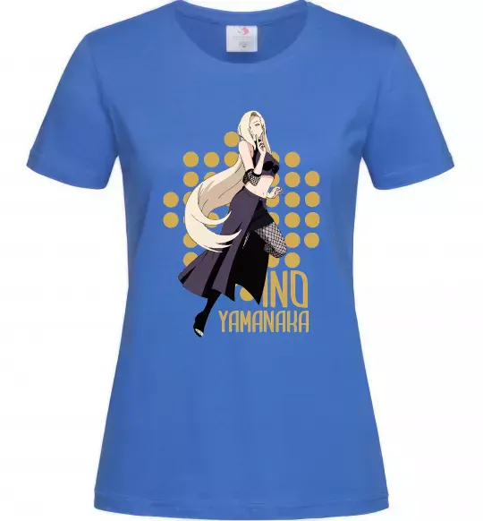 Жіноча футболка Ino Yamanaka Яскраво-синій фото