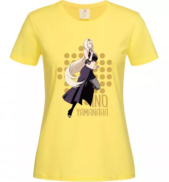 Жіноча футболка Ino Yamanaka Лимонний фото