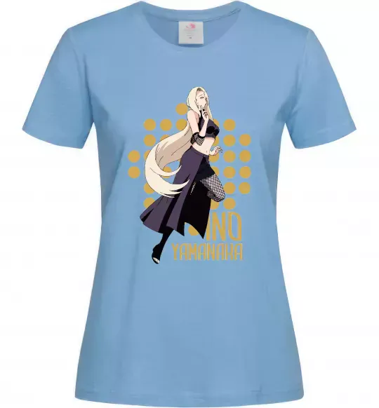 Жіноча футболка Ino Yamanaka Блакитний фото