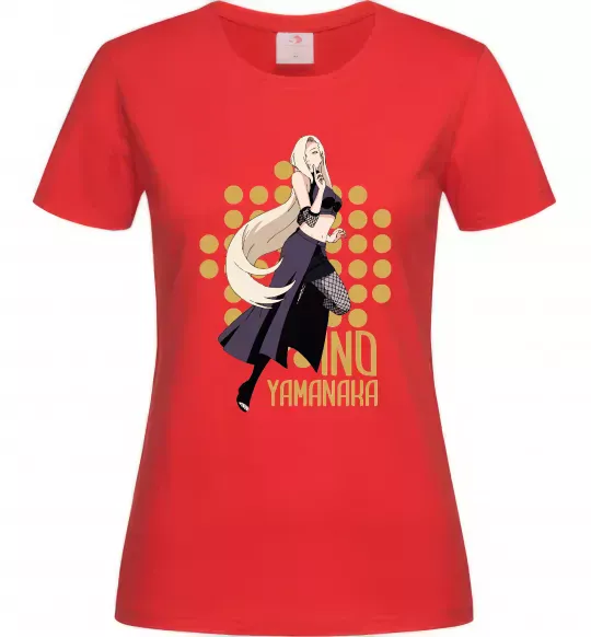 Жіноча футболка Ino Yamanaka Червоний фото