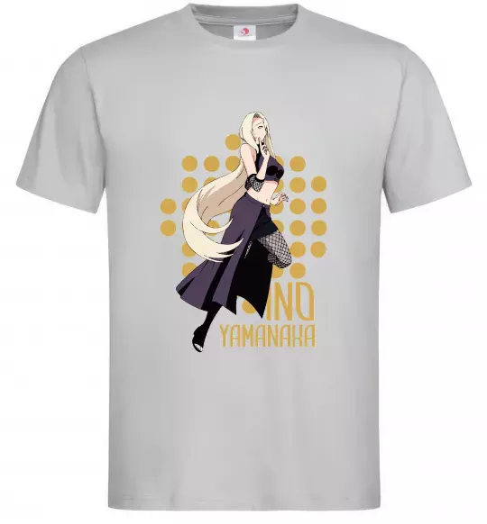 Чоловіча футболка Ino Yamanaka Сірий фото