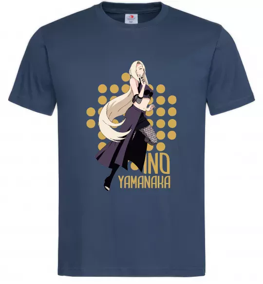 Чоловіча футболка Ino Yamanaka Темно-синій фото