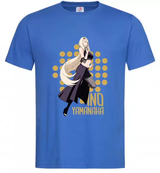 Чоловіча футболка Ino Yamanaka Яскраво-синій фото