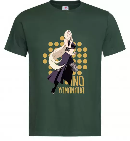 Чоловіча футболка Ino Yamanaka Темно-зелений фото