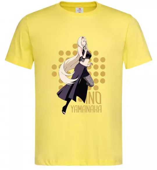 Чоловіча футболка Ino Yamanaka Лимонний фото