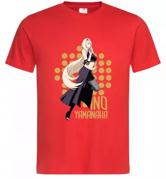 Чоловіча футболка Ino Yamanaka Червоний фото