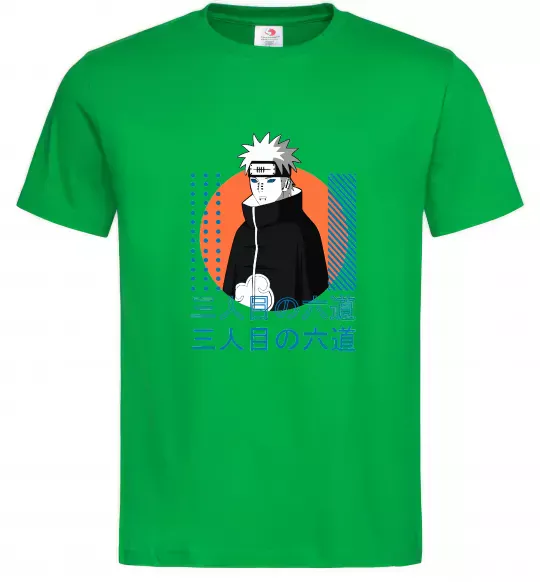 Мужская футболка Pain Naruto Зеленый фото