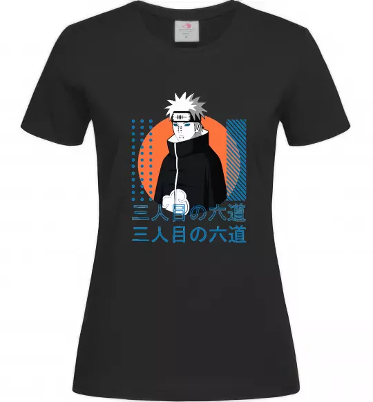 Женская футболка Pain Naruto Черный фото