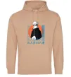 Мужская толстовка (худи) Pain Naruto Песочный фото