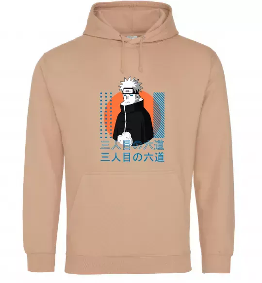 Женская толстовка (худи) Pain Naruto Песочный фото