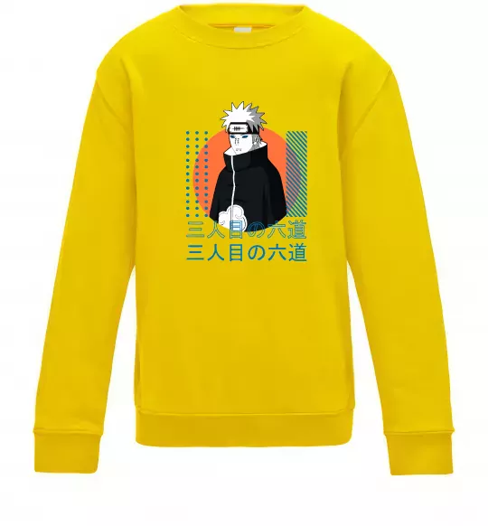 Дитячий світшот Pain Naruto Сонячно жовтий фото