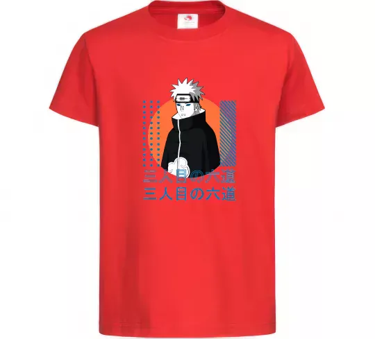 Детская футболка Pain Naruto Красный фото